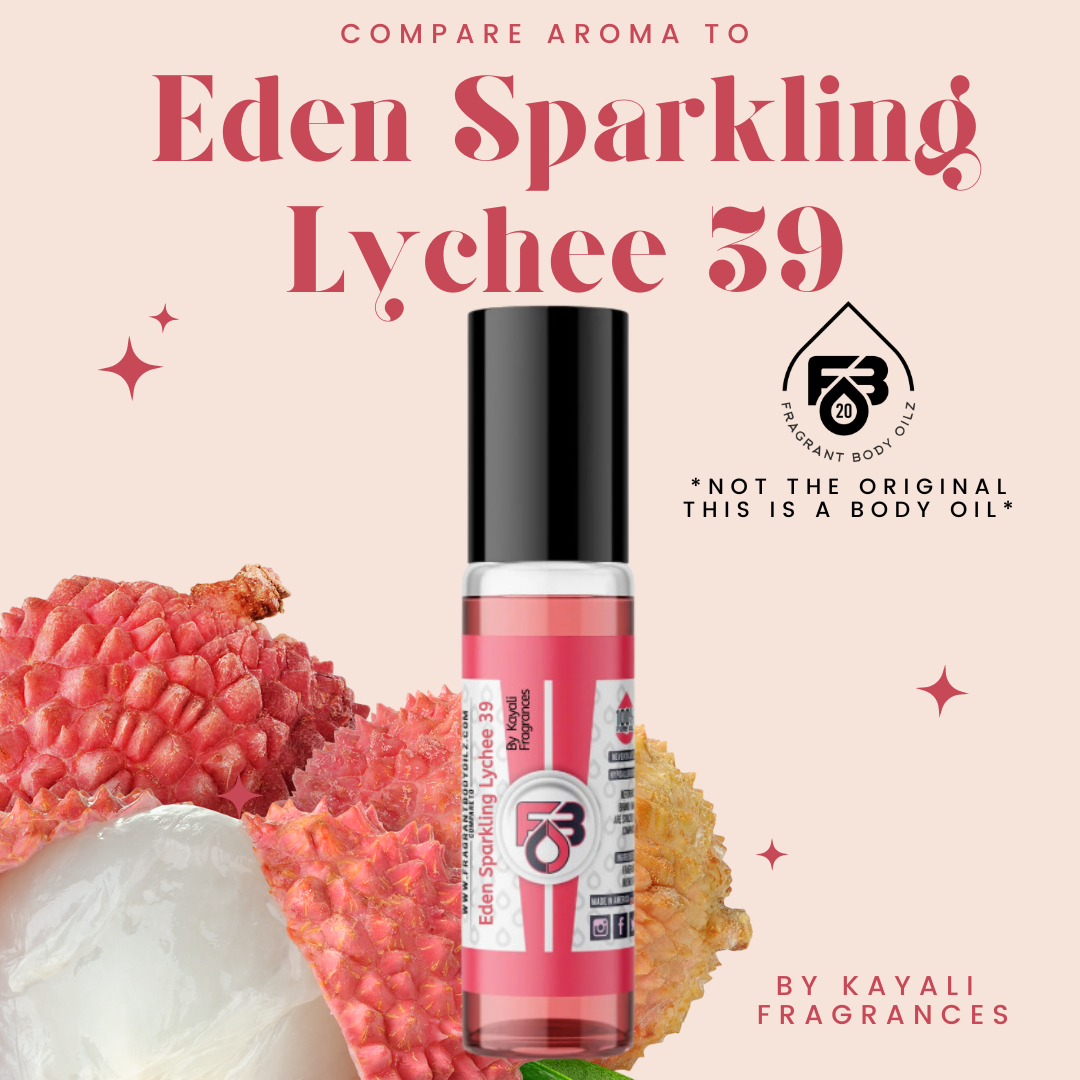 Compare Aroma To Eden Sparkling Lychee 39
