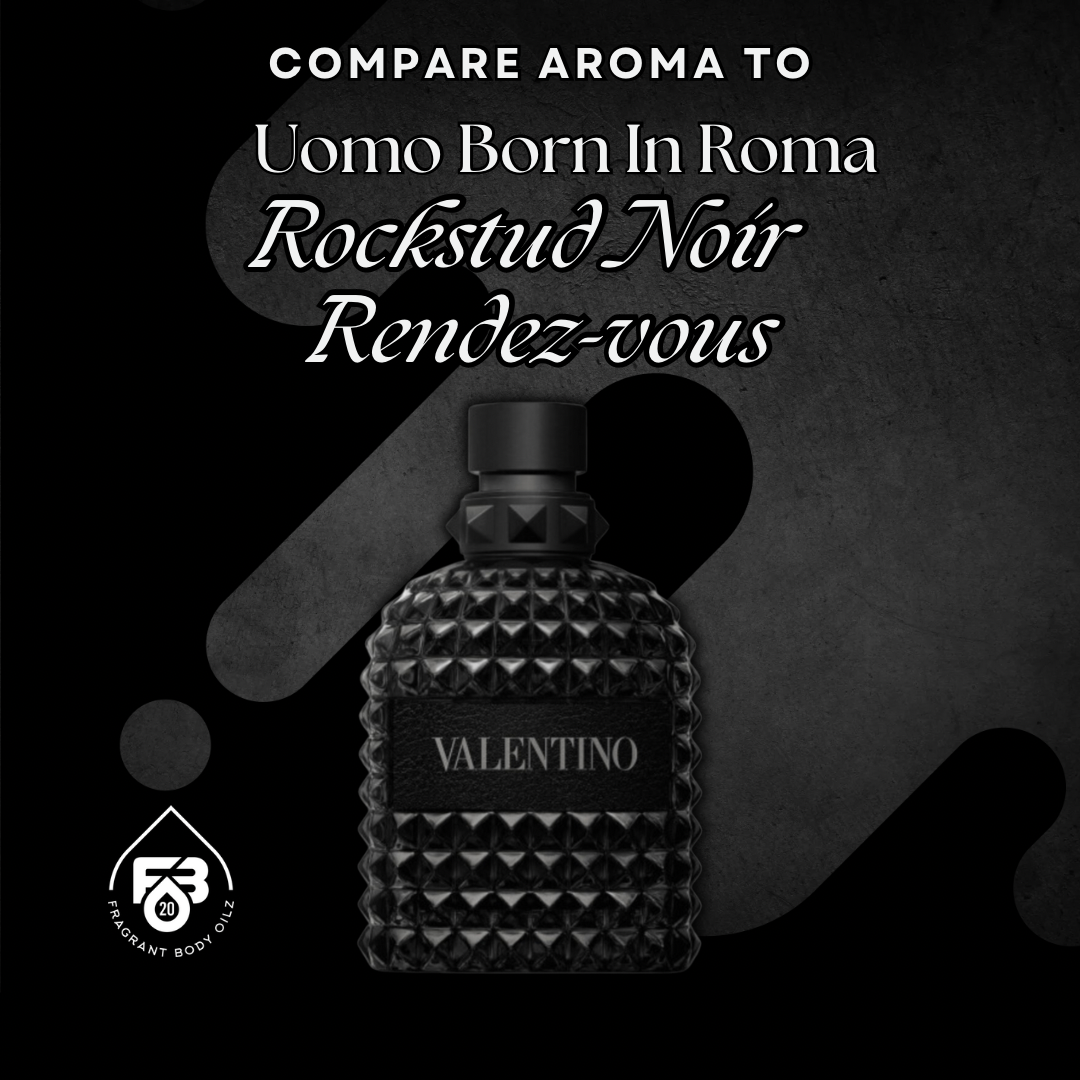Compare Aroma To Valentino Uomo Born In Roma Rockstud Noir