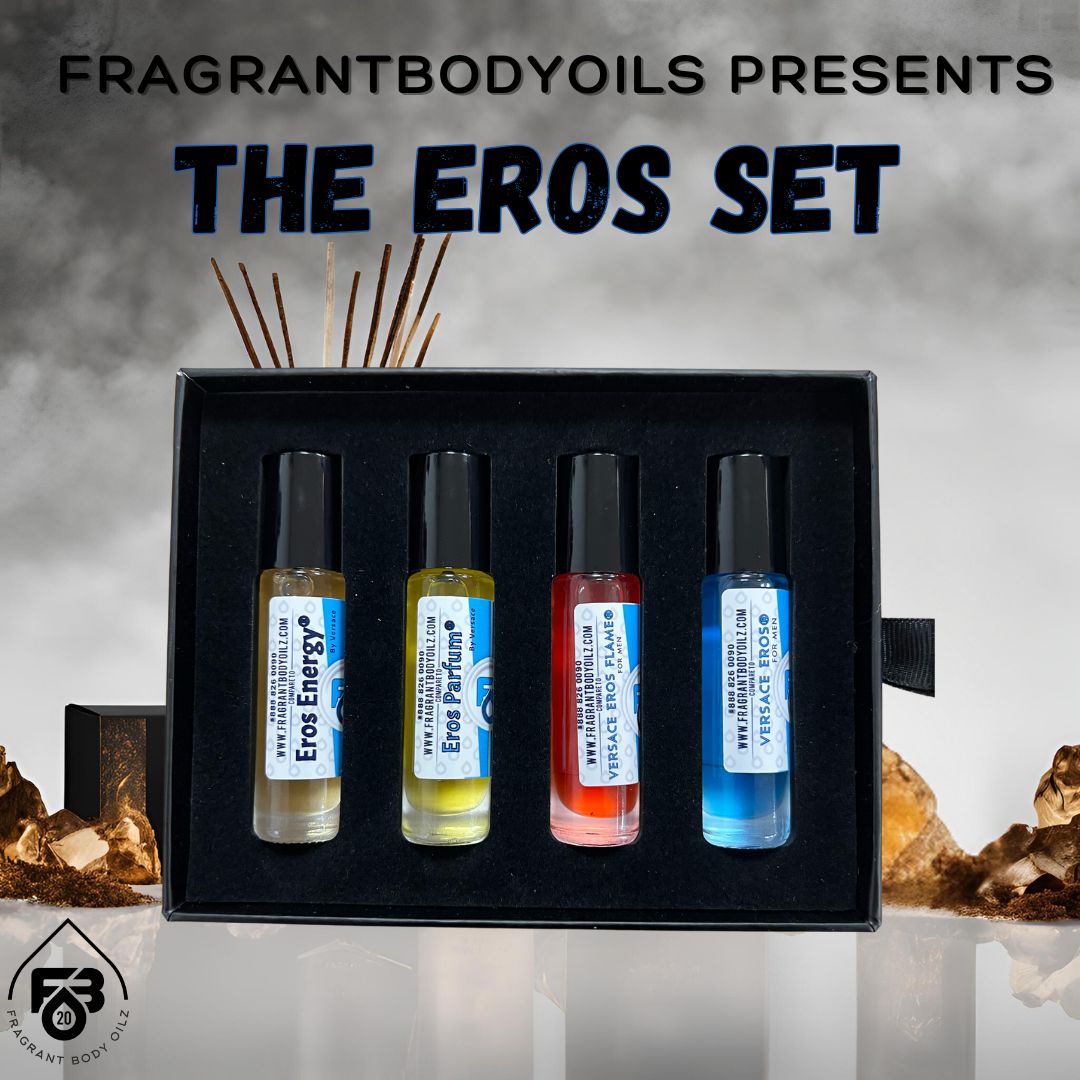 The Versace Eros Box Set 1/3 Roll Ons | FragrantBodyOilz
