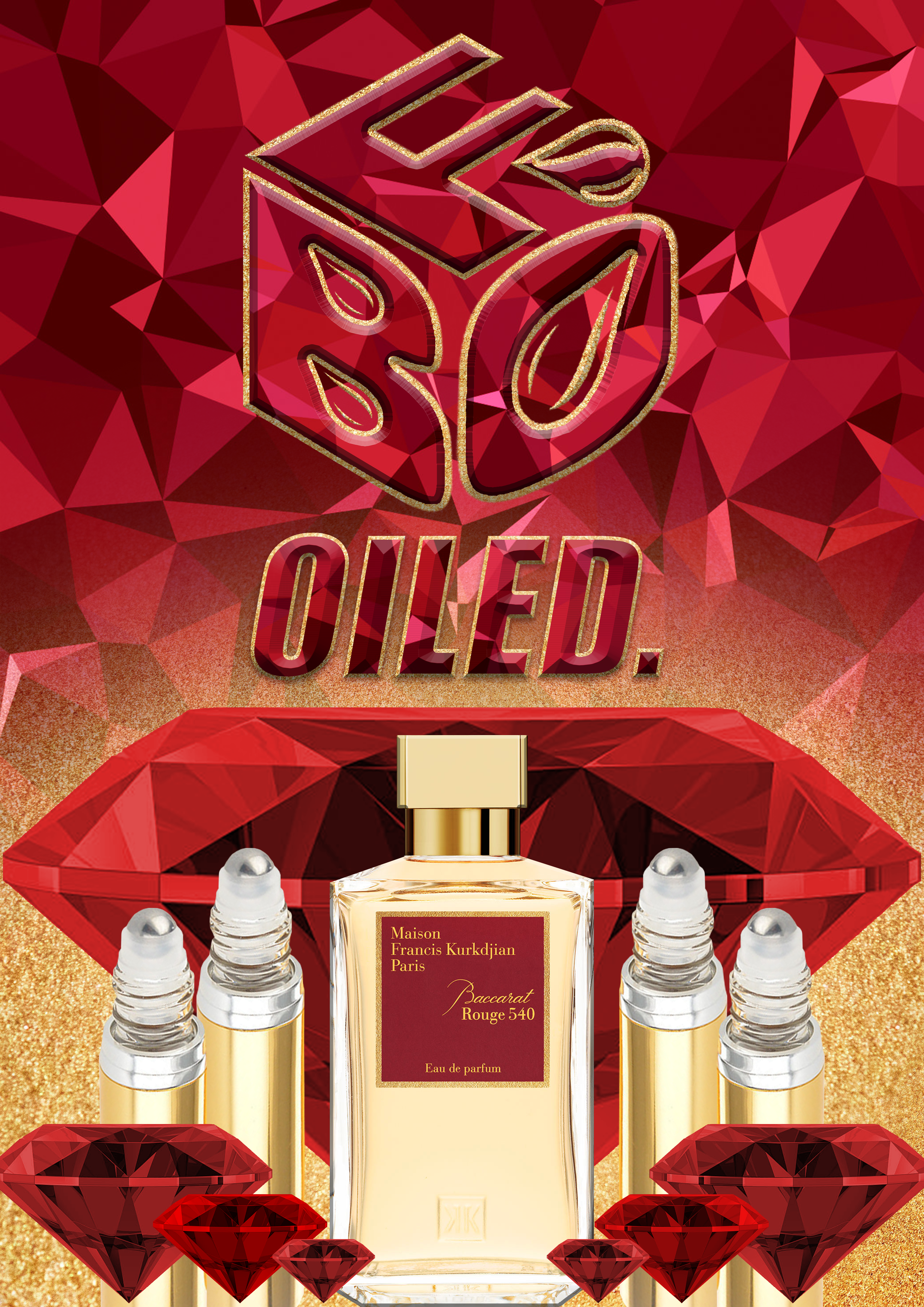 Compare Aroma to Baccarat Rouge 540 FragrantBodyOilz