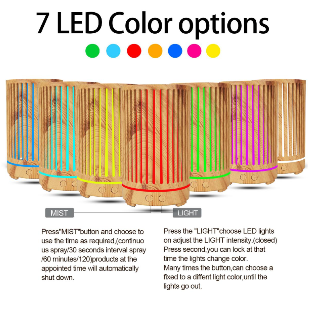 Light Wood Ultrasonic Aroma Diffuser