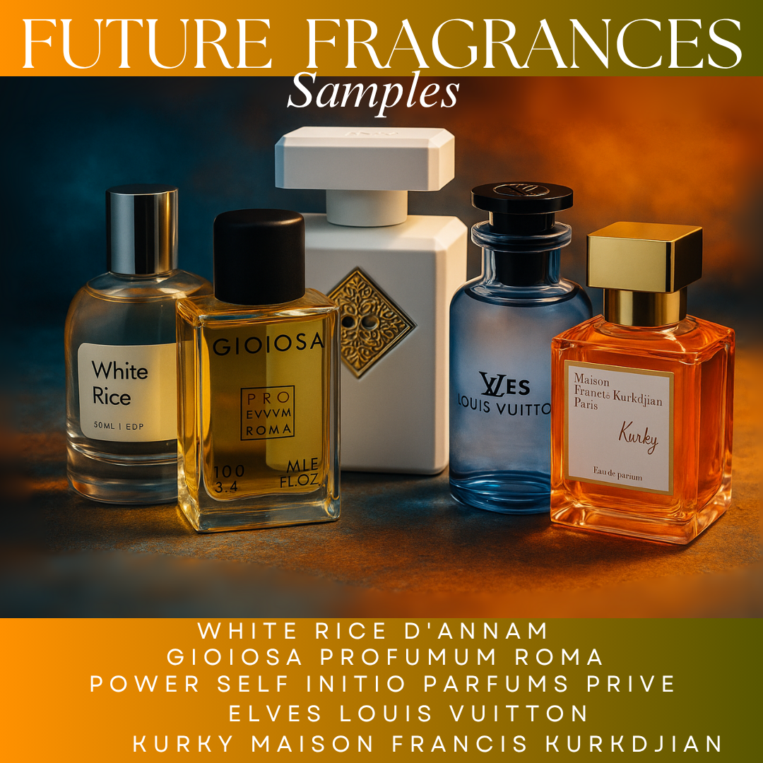 Future Fragrances!  Samples Half Drams Or Vials