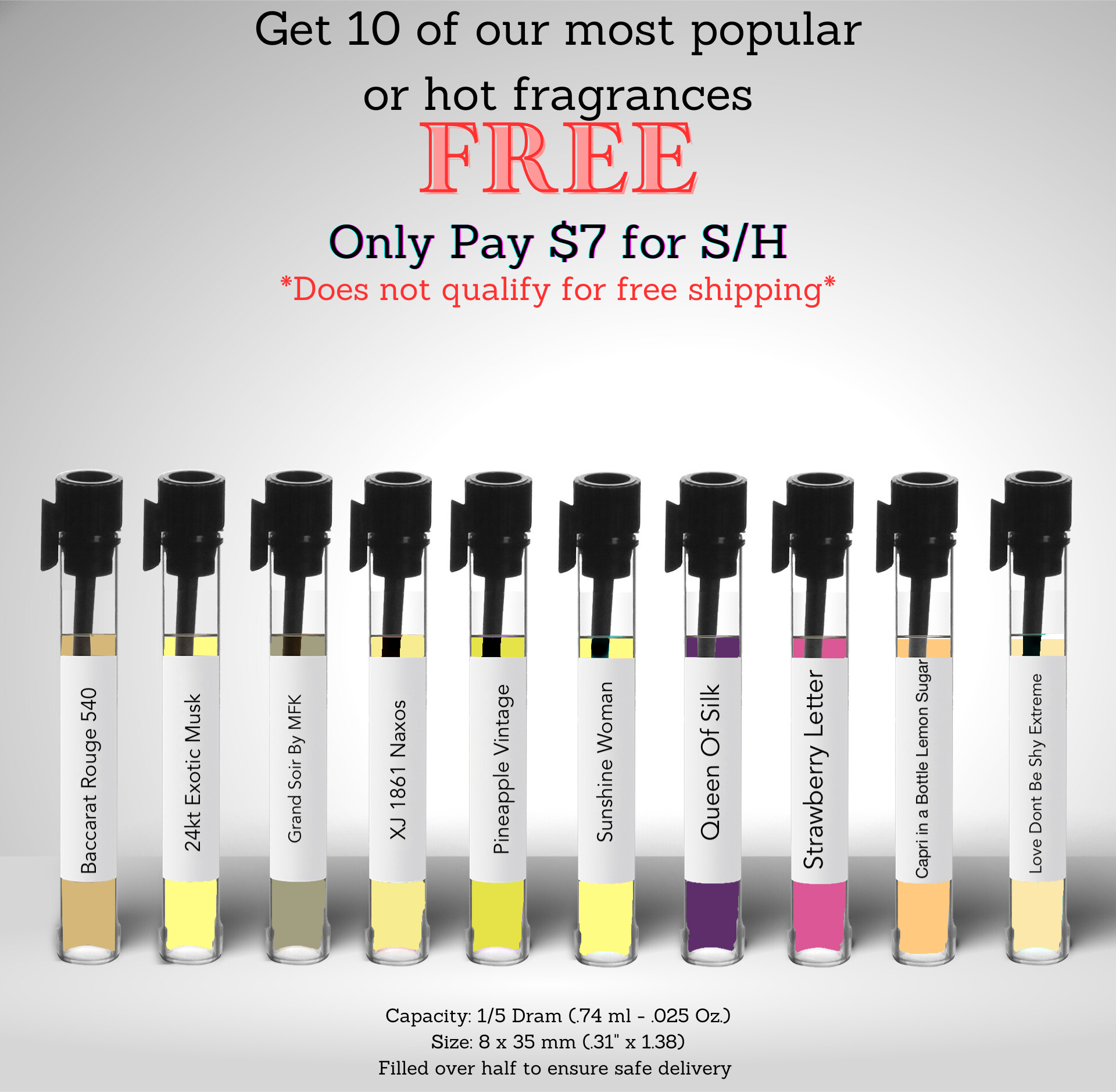 Promo Sample Vials