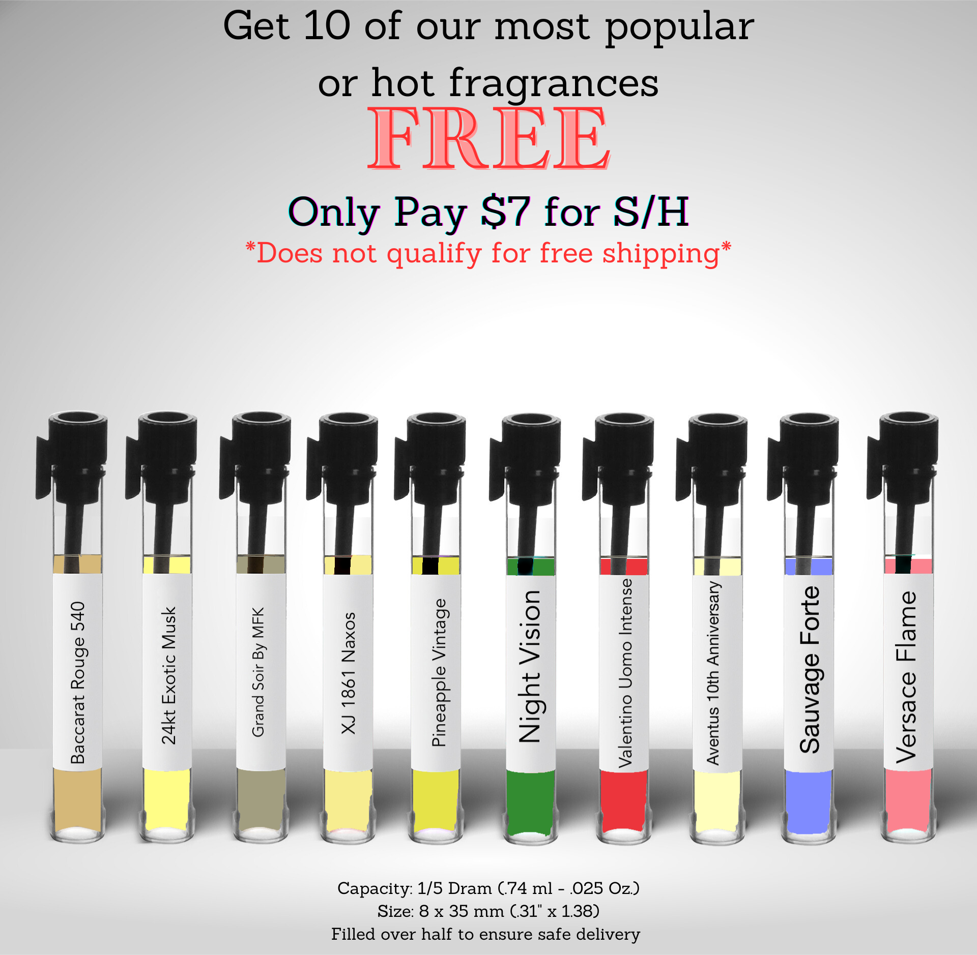 Promo Sample Vials