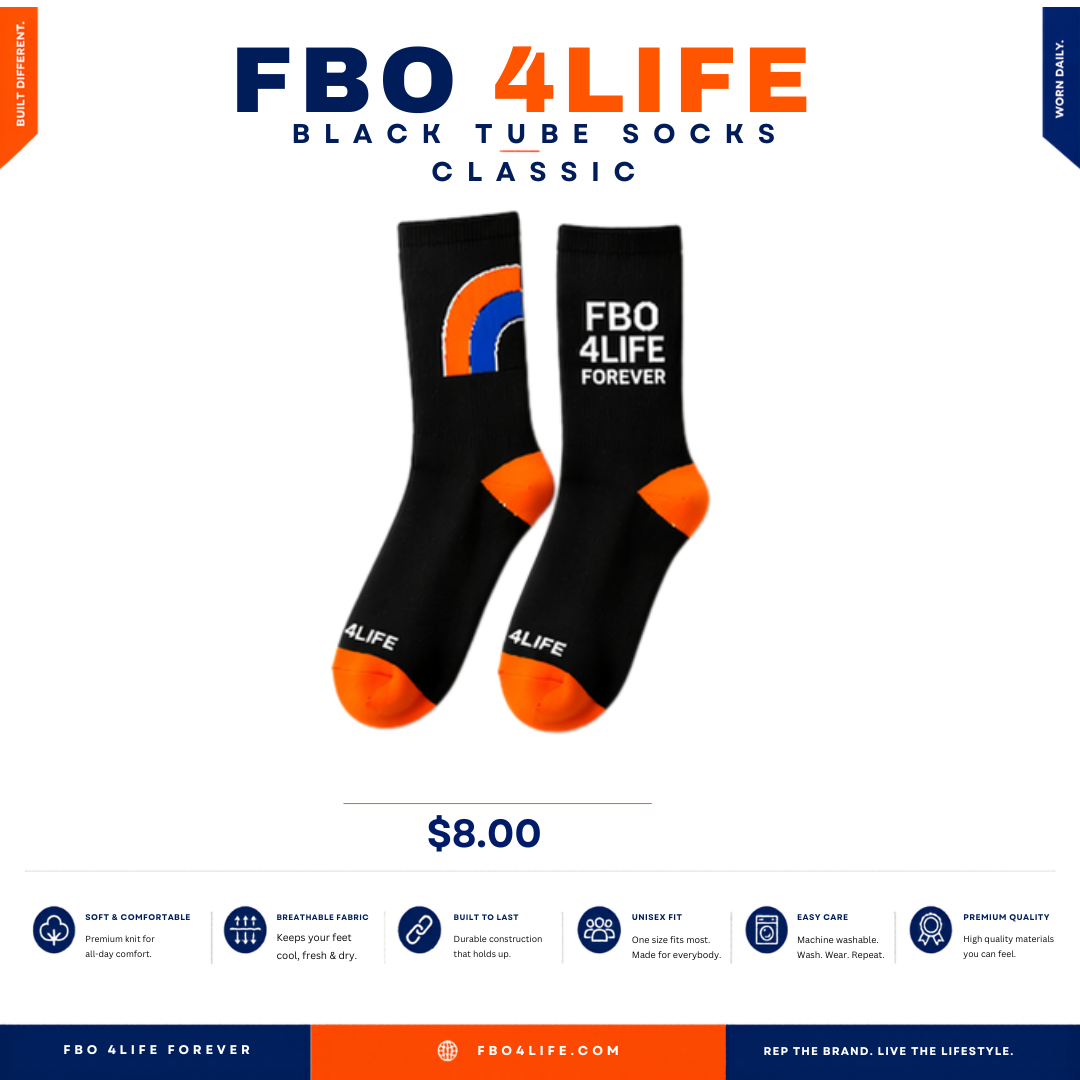 FBO 4Life Premium Tube Socks