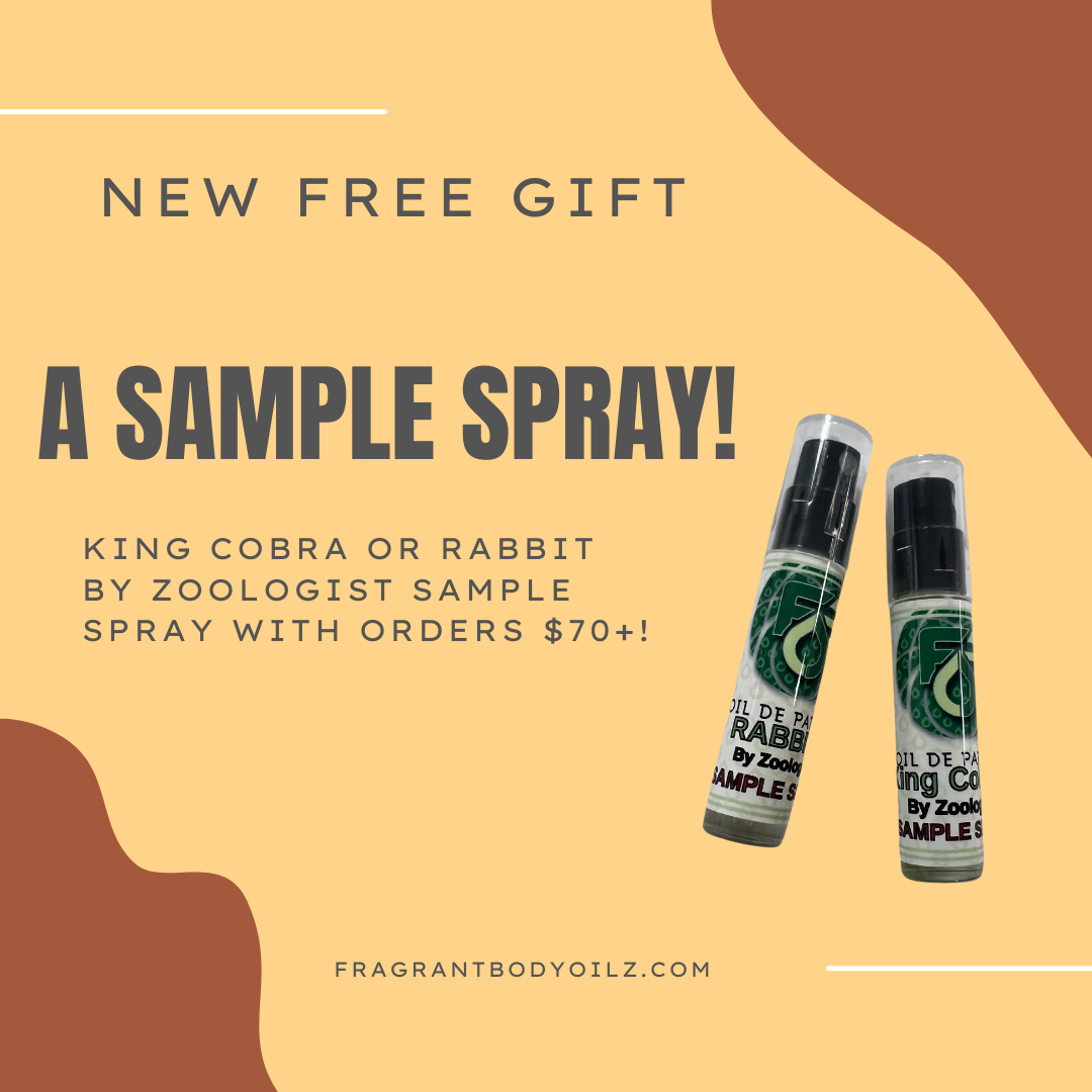 Free Sample Rabbit Or King Cobra Sample Spray