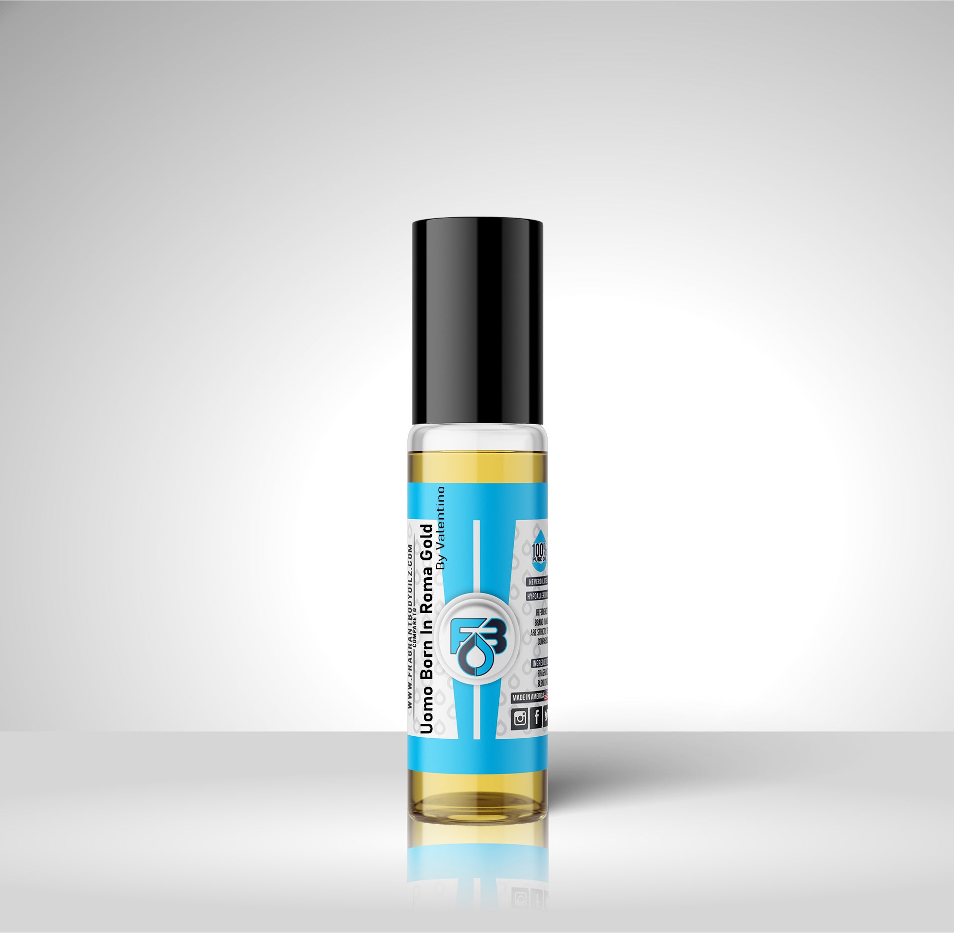 Compare Aroma To Valentino Uomo Born In Roma Gold FragrantBodyOilz