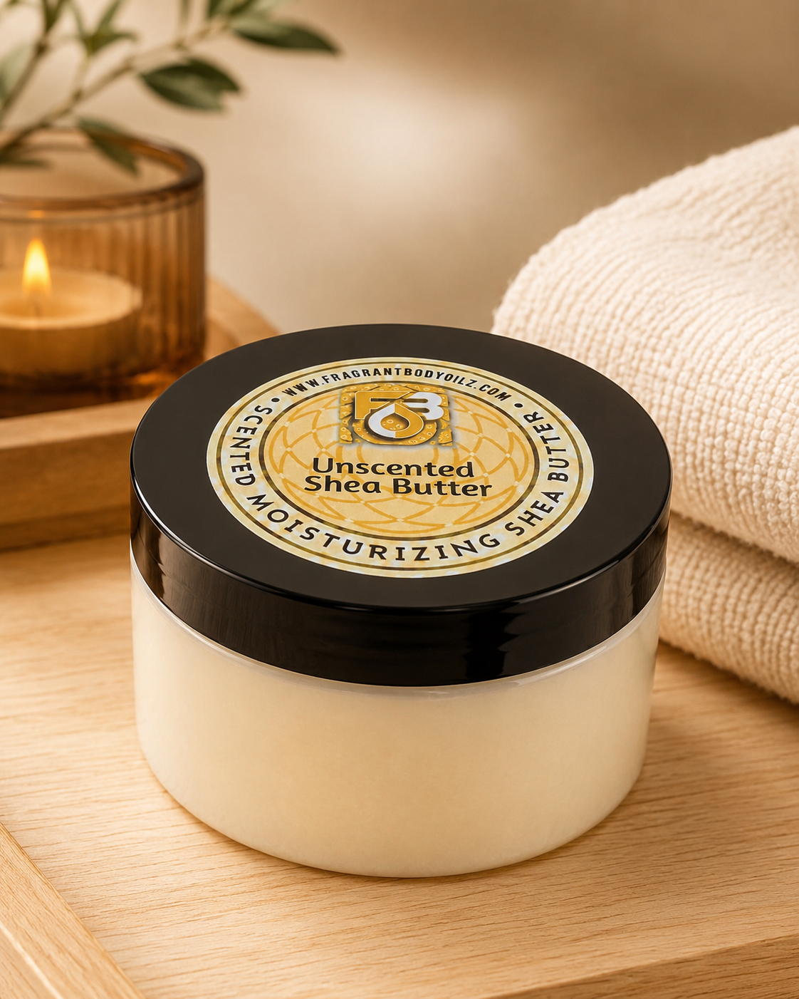 DIY Unscented Moisturizing Shea Butter
