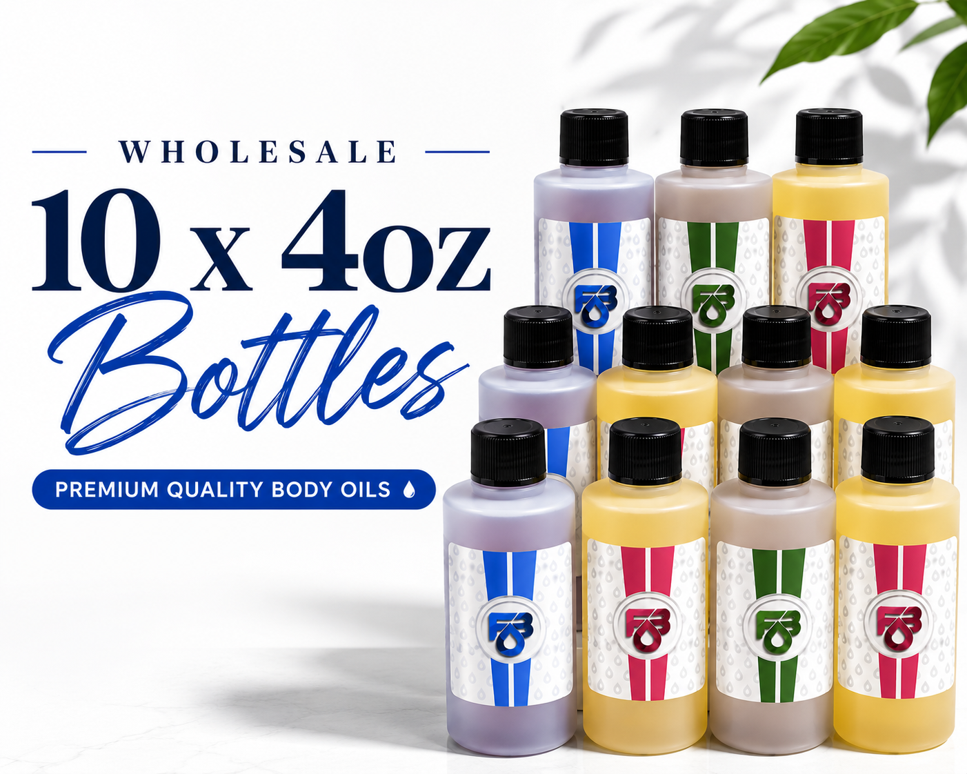 Wholesale (10) Ten 4oz Pure Body Oils