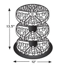 Three Tier Display Revolving Oil Stand Display-2