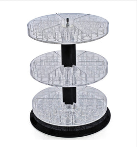 Three Tier Display Revolving Oil Stand Display