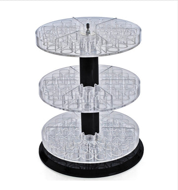 Three Tier Display Revolving Oil Stand Display