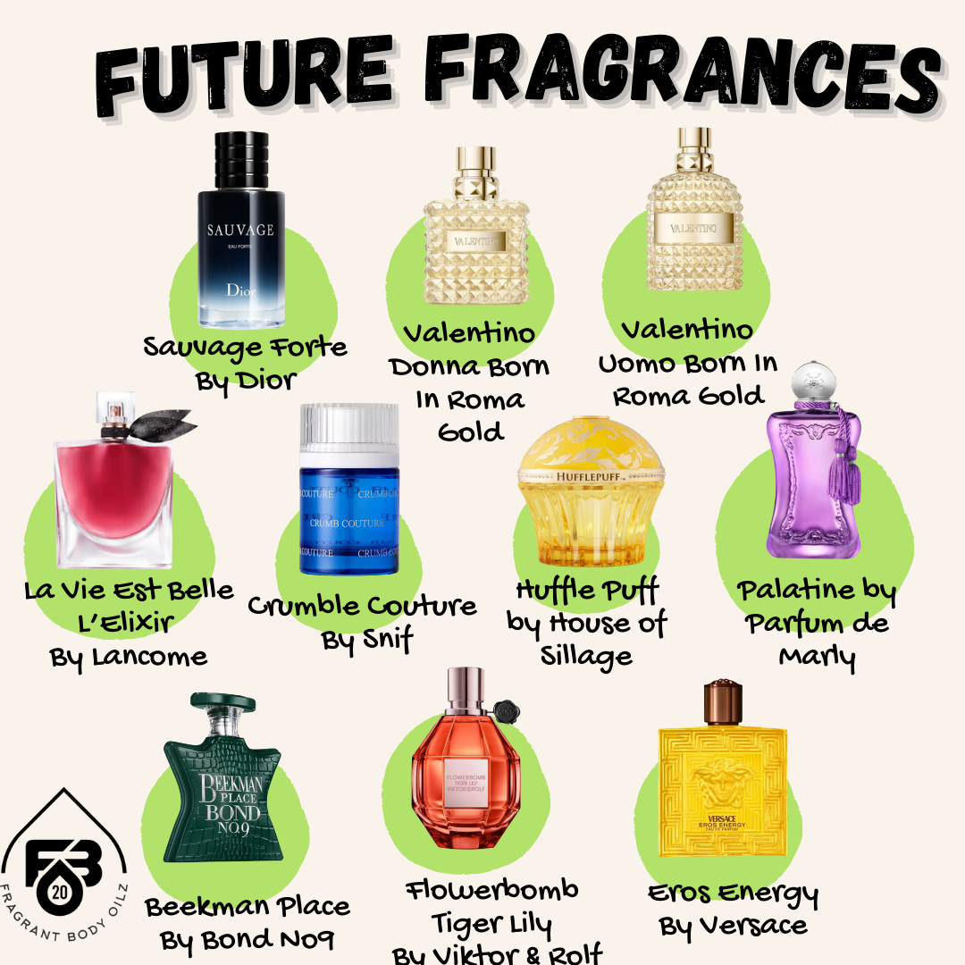 Future Fragrances *LIMITED QUANTITIES AVAILABLE*