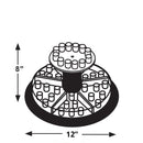 Two Tier Tester Display Revolving Oil Stand Display  - Only Two Available-2