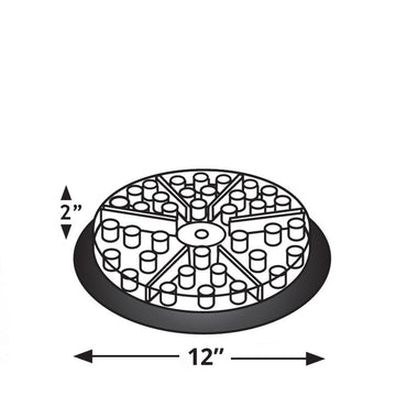 One Tier Revolving Oil Stand Display  - Only Three Available - 0
