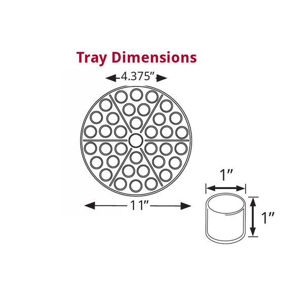 Two Tier Display Revolving Oil Stand Display