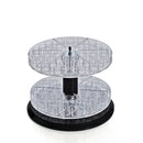 Two Tier Display Revolving Oil Stand Display-1