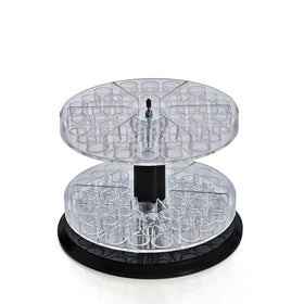 Two Tier Display Revolving Oil Stand Display