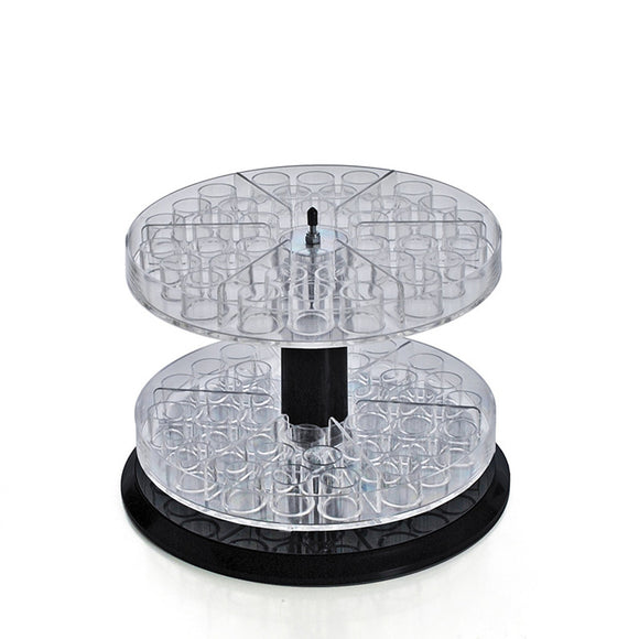 Two Tier Display Revolving Oil Stand Display