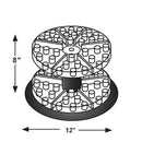 Two Tier Display Revolving Oil Stand Display-3