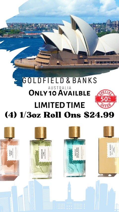 Goldfield & Banks 50% Off 1/3oz Roll On Special - Only 10 Available