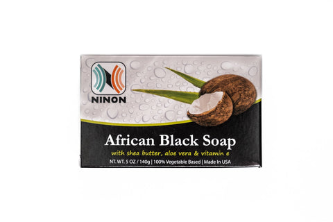African Black Soap W / Shea Butter