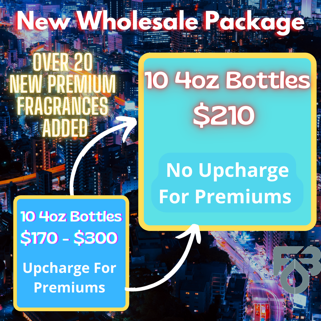 VIP Wholesale (10) Ten 4oz Pure Body Oils