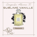 Compare Aroma to Sublime Vanille®-1
